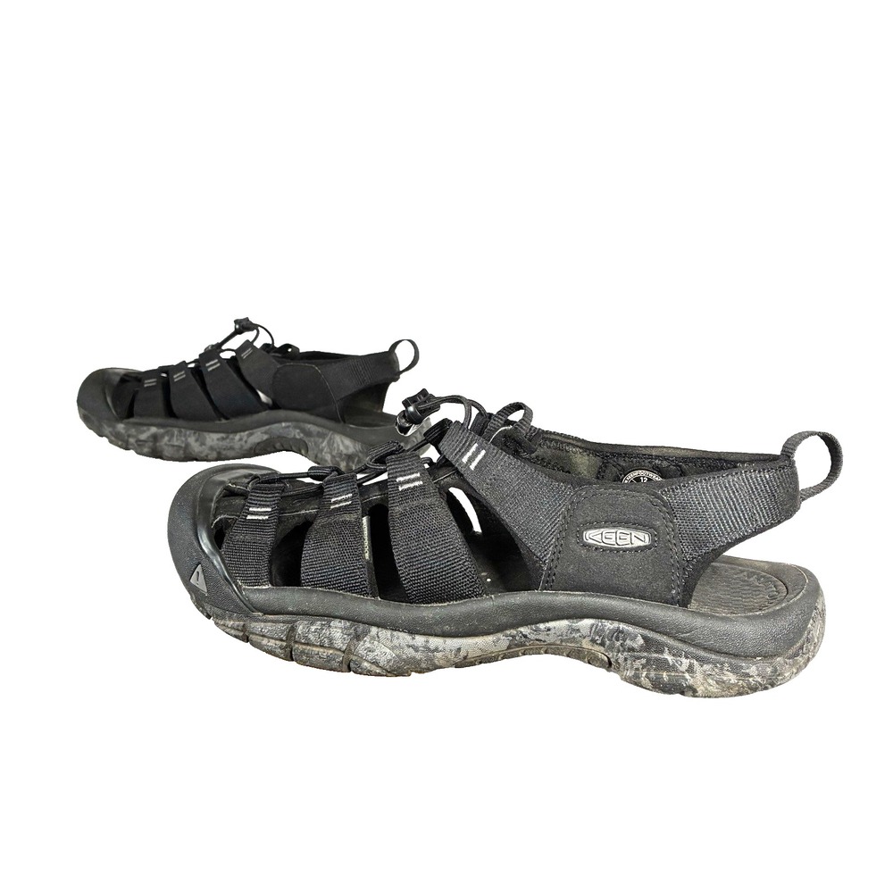 KEEN Newport H2 Black Waterproof Hybrid Sandal Water Shoes Mens 12 Trail Hiking - Picture 2 of 10